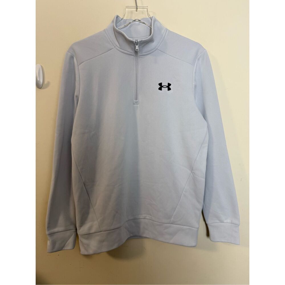 Under Armour Men's Armour Fleece® ¼ Zip Light Gray Mens Small